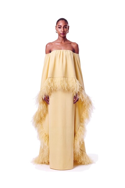Foto Vestido Lille Plumas