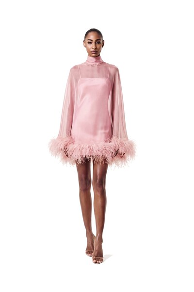 Foto Vestido Fênix Curto Plumas