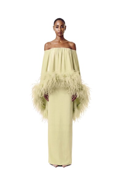 Foto Vestido Versalhes Plumas