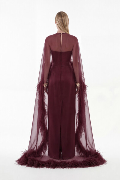 Foto Vestido Alba com Capa Longo