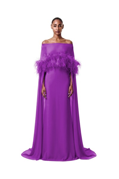 Foto Vestido Selene Plumas