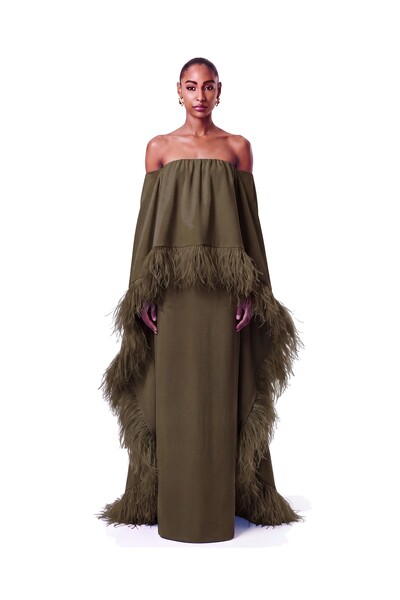 Foto Vestido Lille Plumas