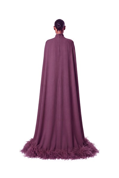 Foto Vestido Morgana Plumas