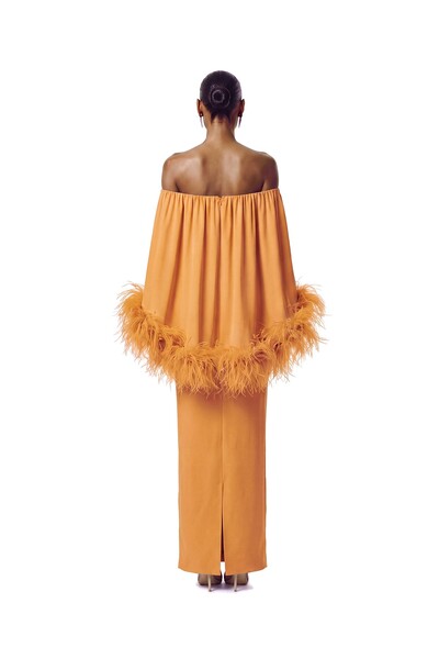 Foto Vestido Versalhes Plumas