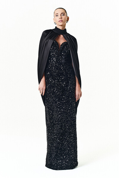Foto Vestido Sophie Paetê Com Capa