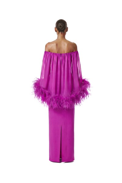 Foto Vestido Versalhes Plumas