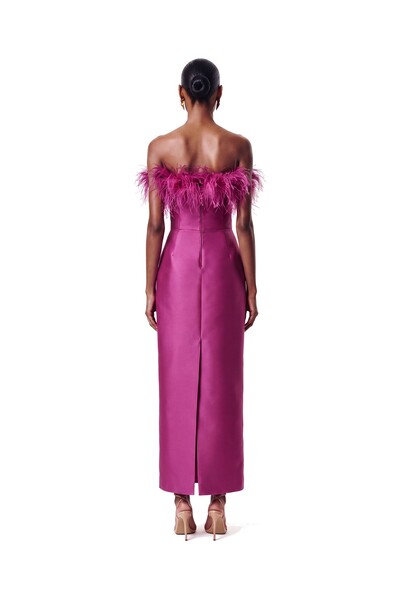 Foto Vestido New Alba Midi Plumas Top