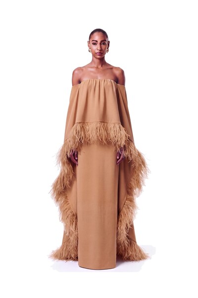 Foto Vestido Lille Plumas