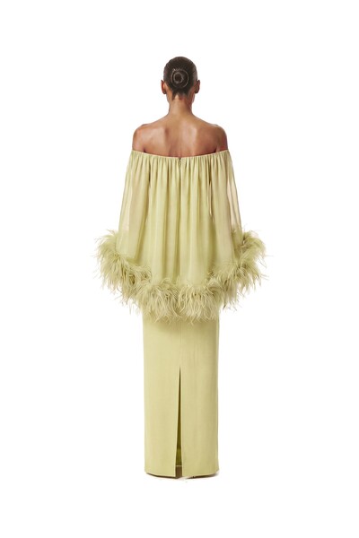 Foto Vestido Versalhes Plumas