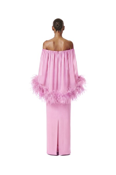 Foto Vestido Versalhes Plumas