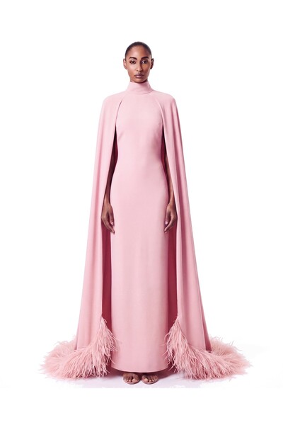 Foto Vestido Morgana Plumas