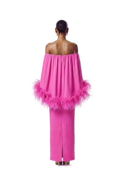 Foto Vestido Versalhes Plumas