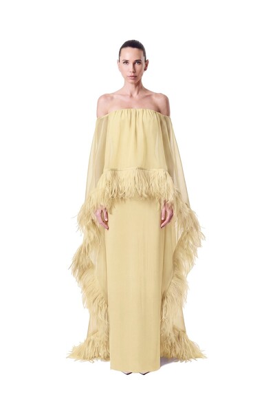 Foto Vestido Lille Plumas