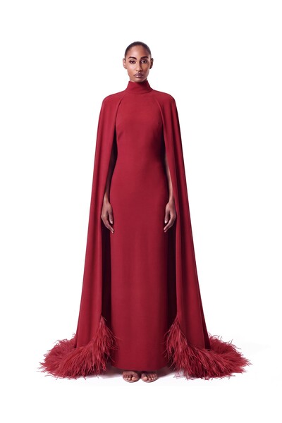 Foto Vestido Morgana Plumas