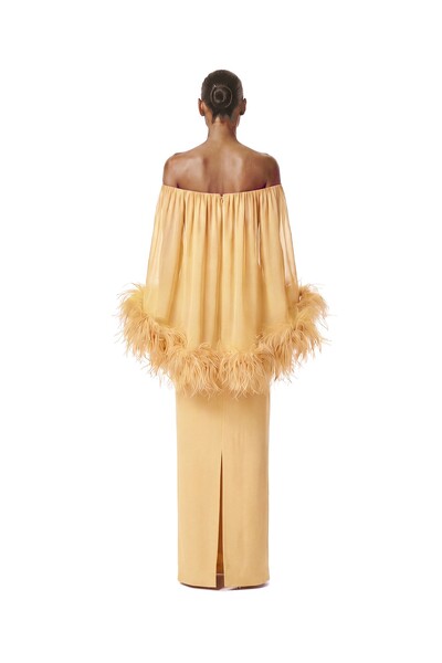 Foto Vestido Versalhes Plumas
