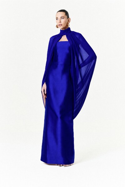 Foto Vestido Alba Longo Com Capa Sophie