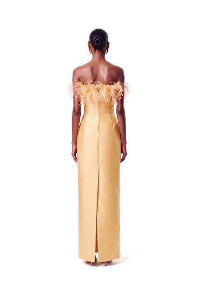 Foto Vestido New Alba Longo Plumas Top