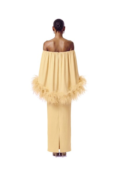 Foto Vestido Versalhes Plumas