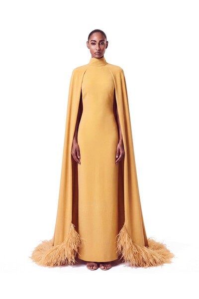Foto Vestido Morgana Plumas