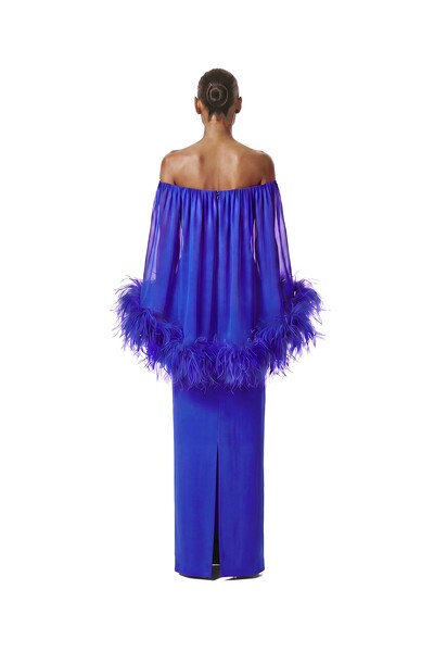Foto Vestido Versalhes Plumas