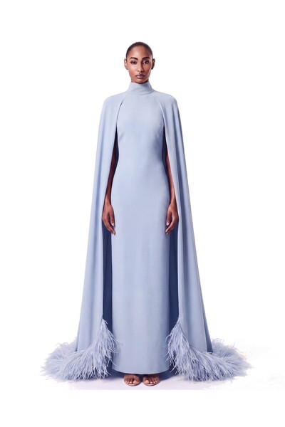 Foto Vestido Morgana Plumas