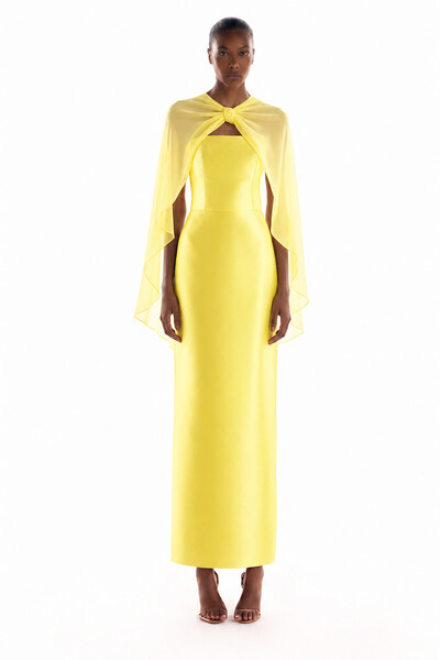 Foto Vestido Alba Midi Com Capa PE