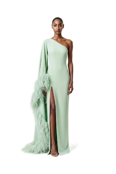 Foto Vestido Celta Plumas