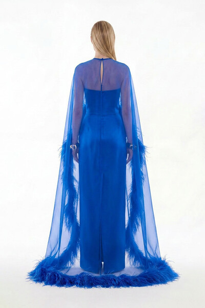 Foto Vestido Alba com Capa Longo