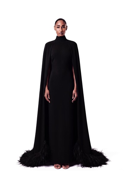 Foto Vestido Morgana Plumas