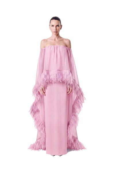 Foto Vestido Lille Plumas