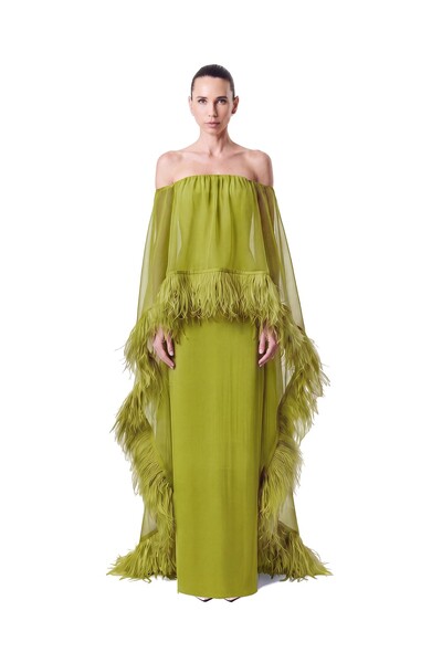 Foto Vestido Lille Plumas