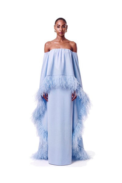 Foto Vestido Lille Plumas