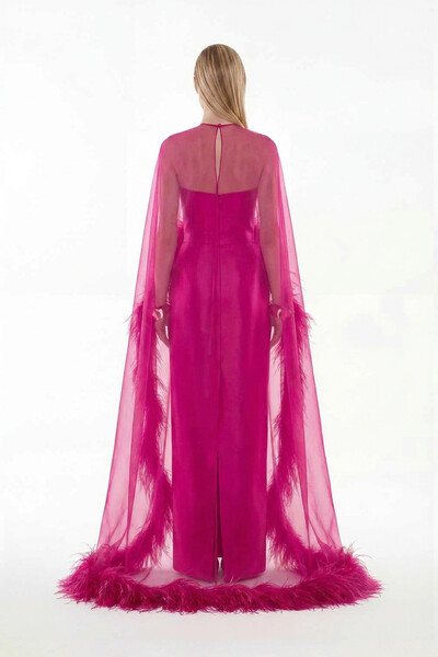 Foto Vestido Alba com Capa Longo