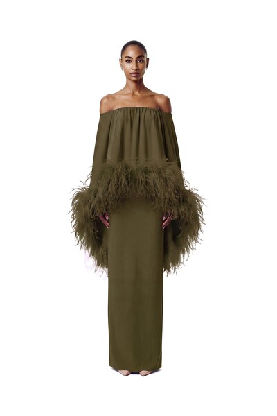 Foto Vestido Versalhes Plumas