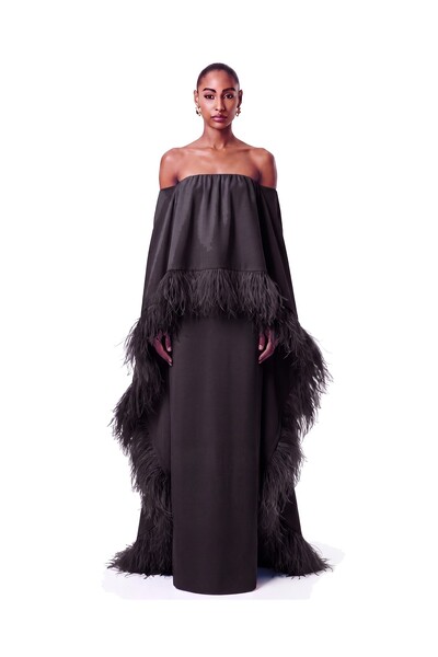 Foto Vestido Lille Plumas