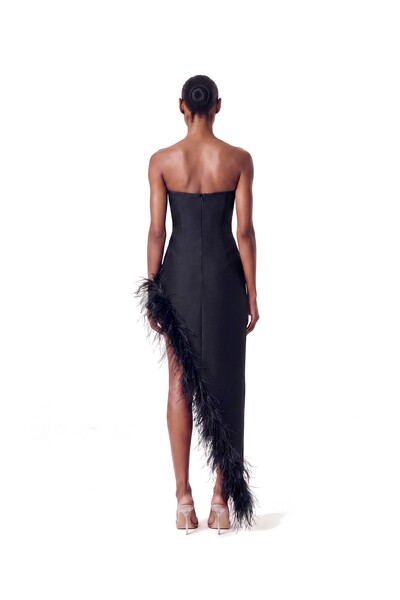Foto Vestido Raquel Plumas