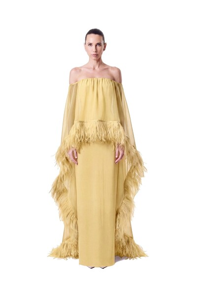 Foto Vestido Lille Plumas