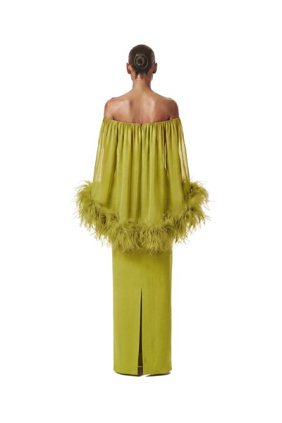 Foto Vestido Versalhes Plumas