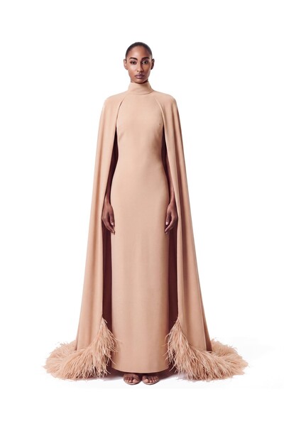 Foto Vestido Morgana Plumas