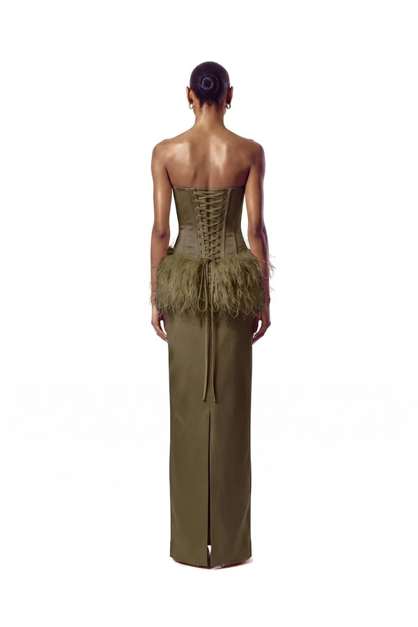 Conjunto Corselet Dijon Plumas