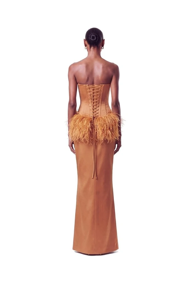 Conjunto Corselet Dijon Plumas
