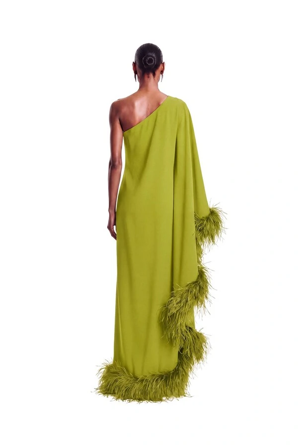 Vestido Florença Plumas