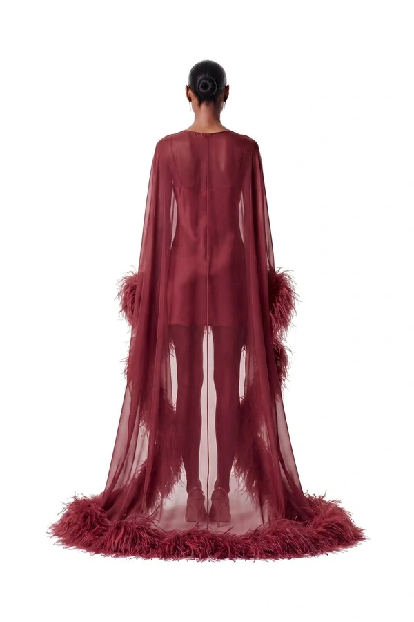 Vestido New Fênix Plumas