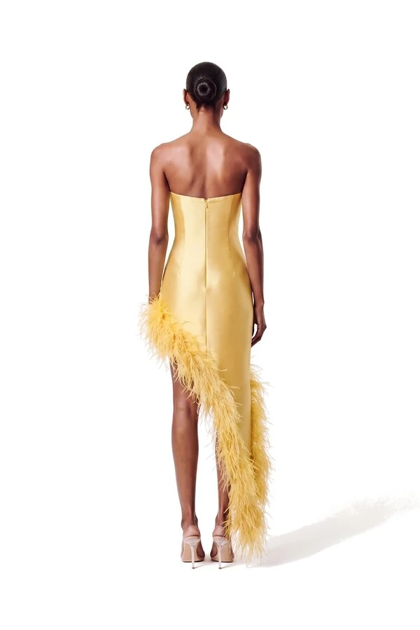 Vestido New Ana Plumas