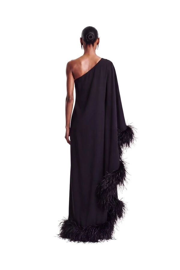 Vestido Florença Plumas