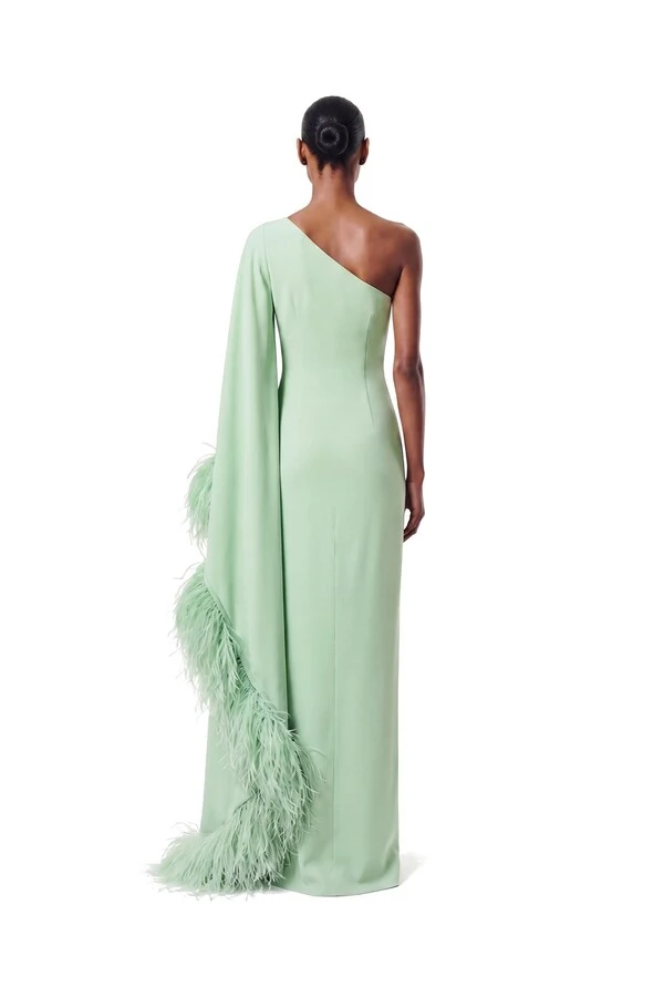 Vestido Celta Plumas