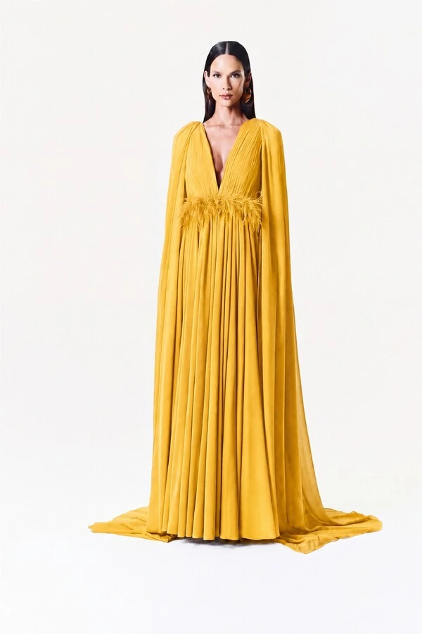 Vestido Flora Com Capa