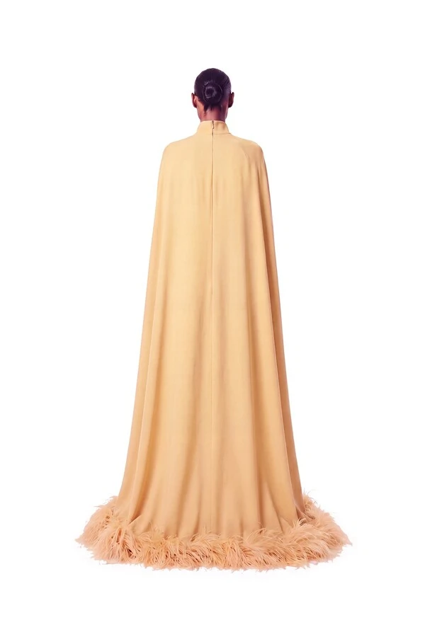 Vestido Morgana Plumas