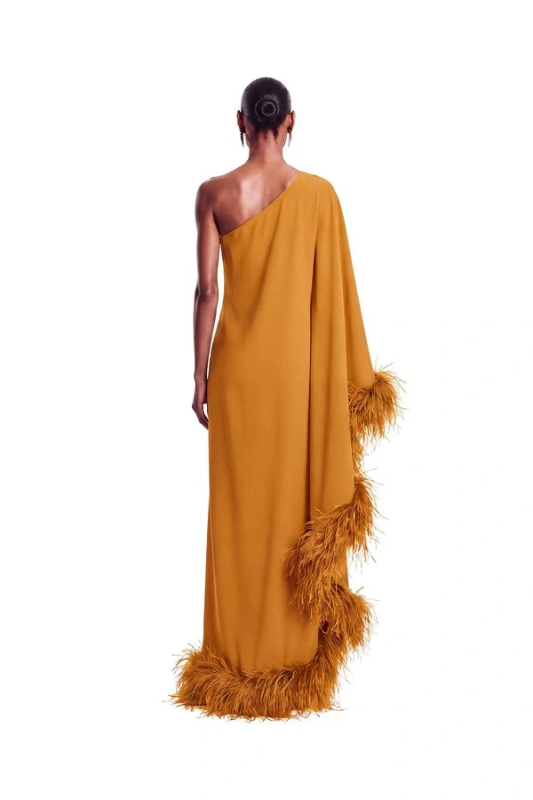 Vestido Florença Plumas