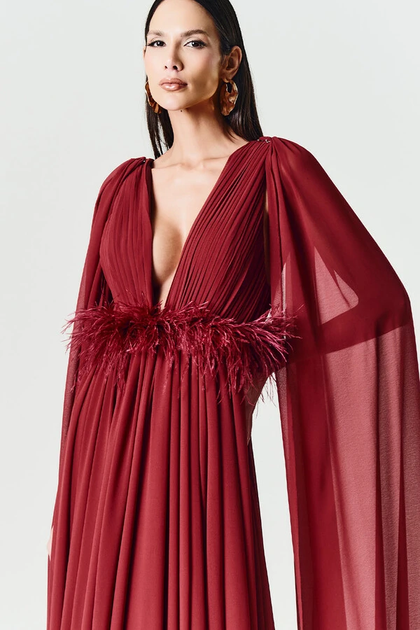 Vestido Flora Com Capa